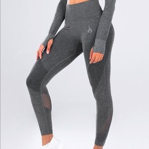 RyderWear Seamless Leggings Gray